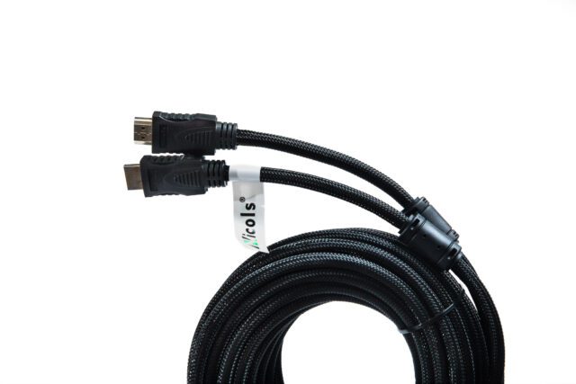 CABLE HDMI 10M ENMALLADO NEGRO - Imagen 2