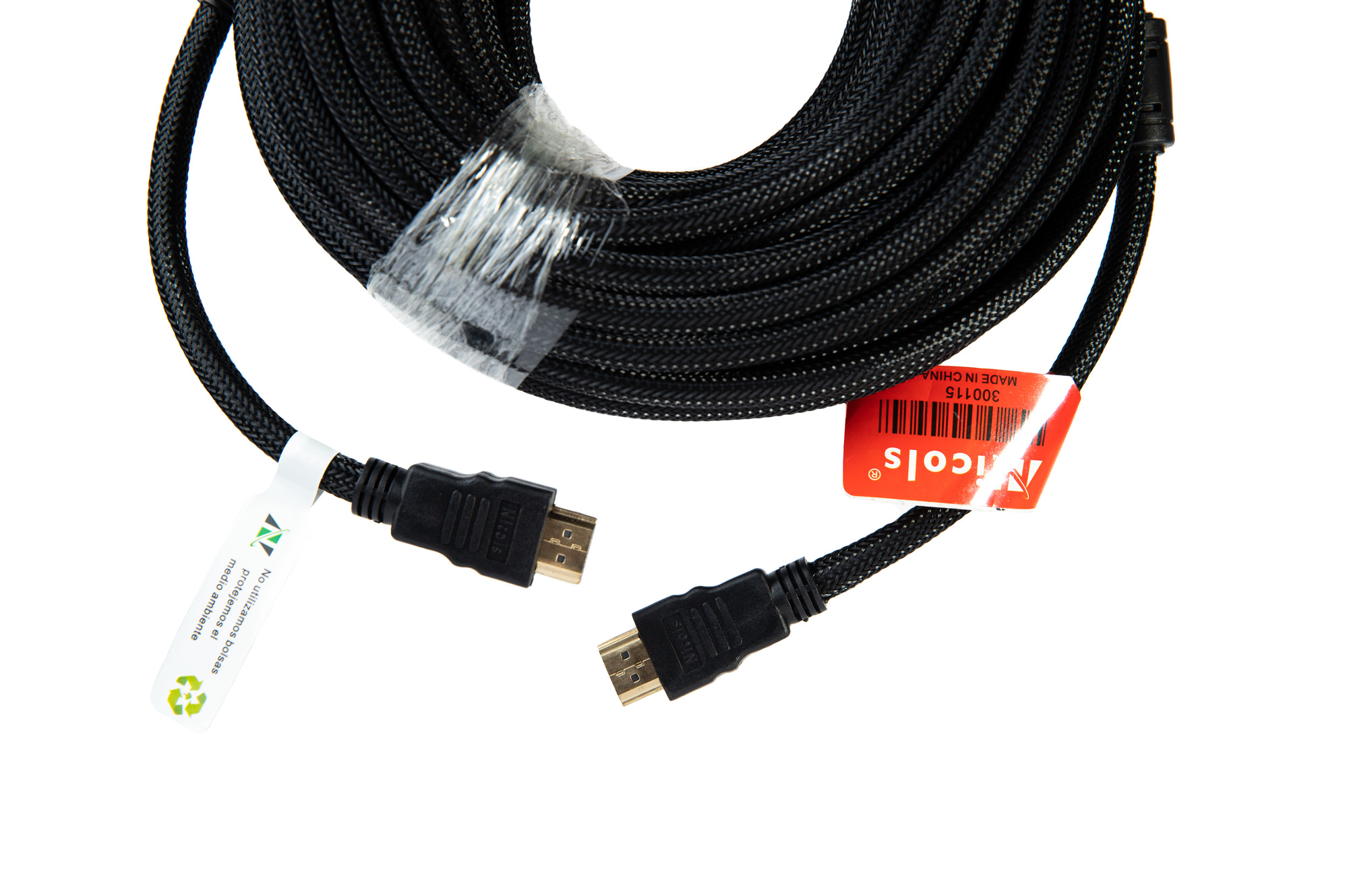 Cable Hdmi 15 Metros 4k V2.0 Encauchetado 100% Cobre